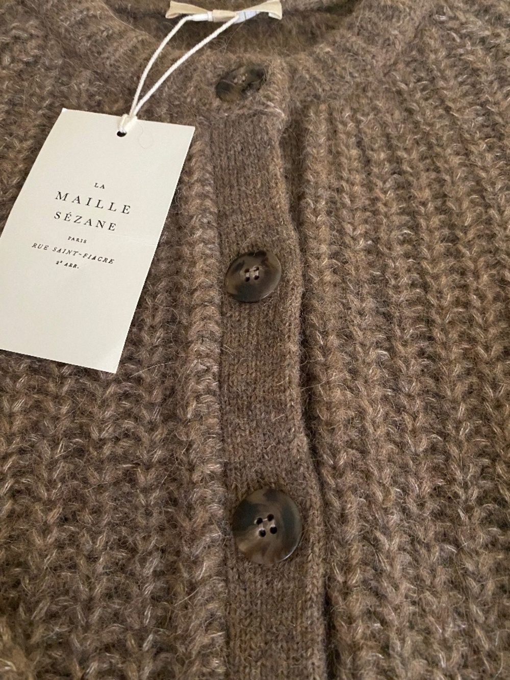 Sezane Emile 'Dark Taupe' NWT - Picture 5 of 11